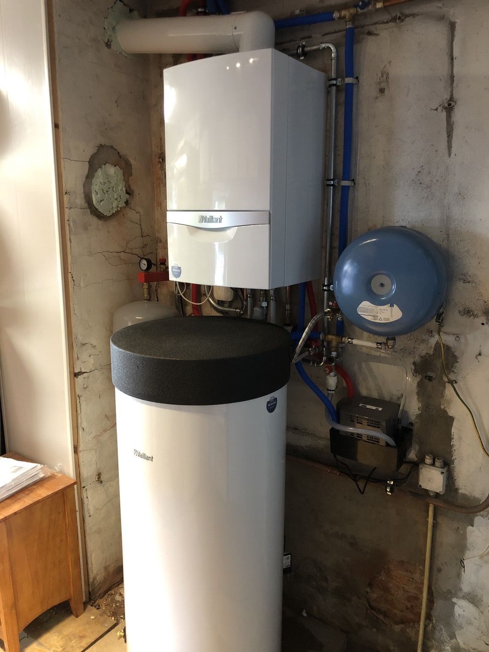 Vaillant condensatieketel met boiler