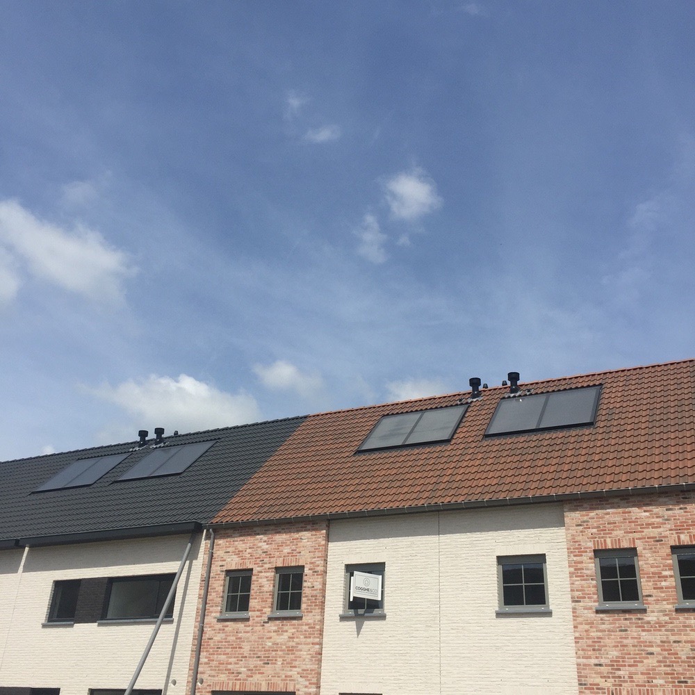 Vaillant inbouw thermische zonnepanelen Lier